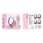 هدست طرح یونیکورنی فیجت دار مدل AKZ-K32 - رنگ مشکی - Image 2